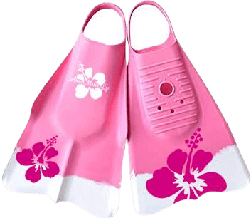 Pair of swim fins for swimming