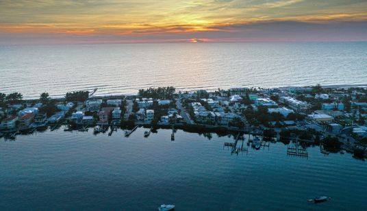 Anna Maria Island aerial view